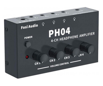 Wzmacniacz słuchawkowy Fosi Audio Fosi Audio PH04 - Wzmacniacz słuchakowy dla 4 par słuchawek